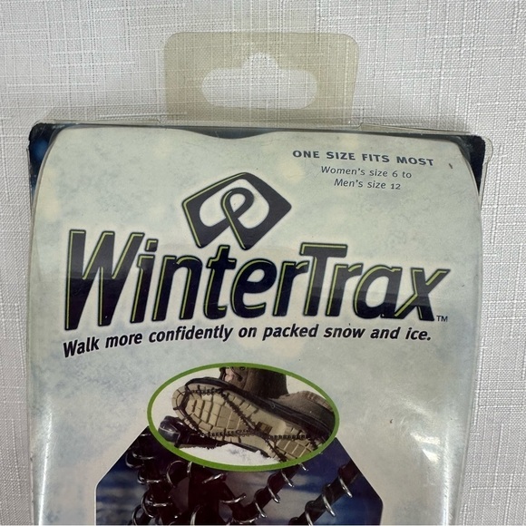 WinterTrax Spikeless Sh Spikeless Shoe Boot Traction for Packed Snow and Ice NEW - Picture 2 of 6